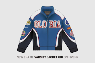 design varsity jacket, letterman, and racing jacket