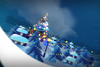 do christmas logo animation or intro video