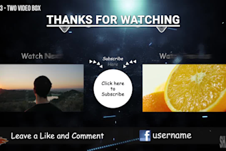 do this youtube outro end screen animation