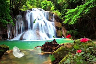 make 40 HD meditation, relaxing music videos for the youtube