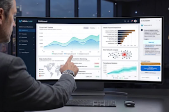 create ai saas explainer video, saas demo, UI animation software product video