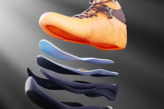 create realistic 3d shoe animation, shoe model, shoe render, cgi animation