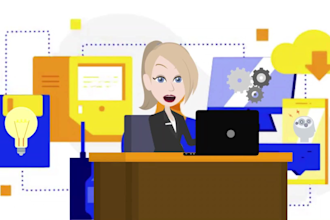create custom 2d animated explainer video for your business