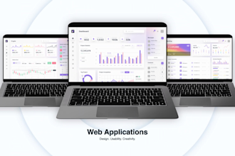 design admin dashboard for web app