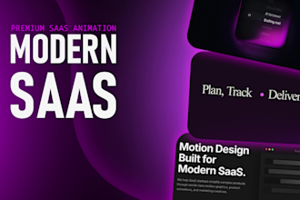 saas animation for your websites and products