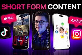 create cinematic short form content for reels and tiktok