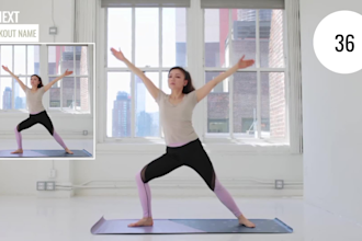 add a timer progress bar, up next previews to workout videos for social media