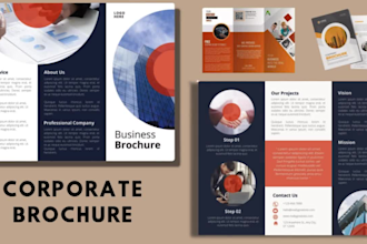 design business brochure, proposal, annual report, booklets