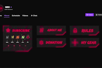 design an epic twitch stream package