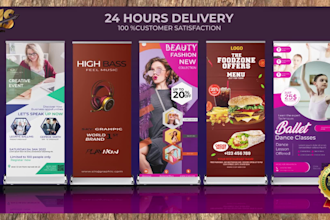design roll up banner, retractable banner, stand banner