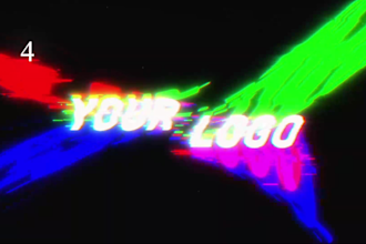 make glitch logo animation less than 24 hours