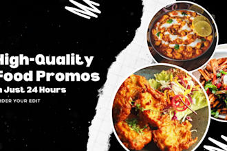 create professional food or restaurant videos that stand out