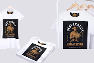do custom tshirt design or  vintage rap bootleg tshirt design