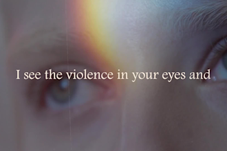make a 4k artistic lyric music video