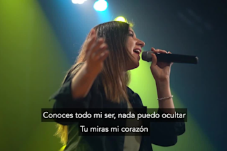 record vocals for your worship song in spanish or english