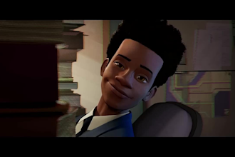 create 2d cartoon music video, 2d anime music, short film, lyric video animation
