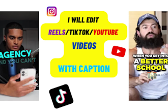 edit engaging tiktok, reels and shorts with captions