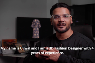 create realistic 3d fashion garment in clo3d