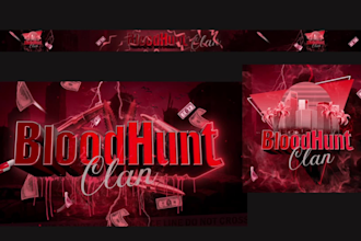 do animated rp  logo, banners for discord and fivem server,loading screen,gta