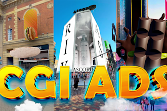 create video ads 3d fooh for social media