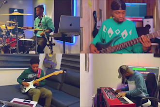 record full band music production, live instruments in any genre