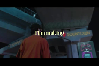 create a cinematic montage with smooth transitions and sound design