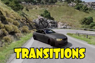 do professional beamng drive videos and shorts editing