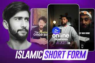do islamic short form videos editing for muslim creators