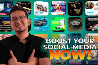 design social media post graphics for facebook, instagram