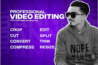 edit, trim, split, cut, resize, compress any video and mp3