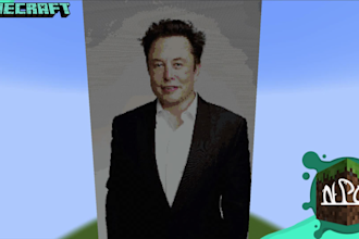 change any photo into minecraft pixel art