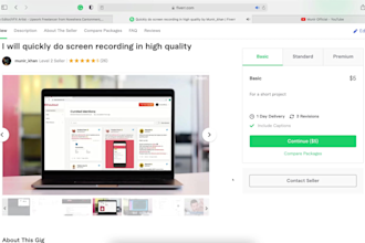 quickly do screen recording in high quality