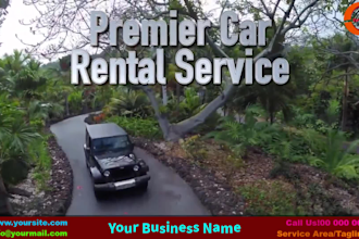 create a car rental video or car dealer video