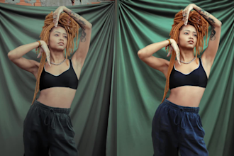 retouch fashion and portrait photos raw or jpgs