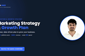 create a marketing strategy and growth plan for your business