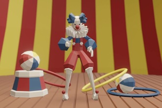 design low poly characters for your game