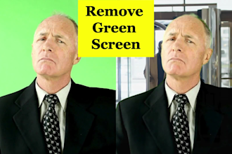 remove background green screen from videos