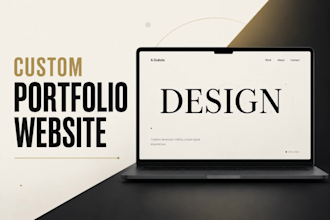 create a portfolio website