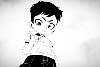 2d animation video 2d cartoon animation character animation 2d anime 2d line art