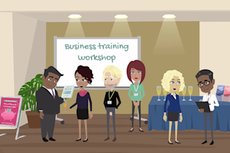 create 2d animated explainer video