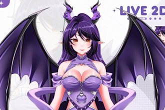 design and rig custom live2d vtuber model 3d vtuber live 2d vtuber rigging model