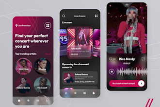 develop live steaming app streaming website video streaming app music streaming