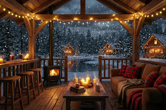 create cozy rain video, coffee shop jazz, relaxing video