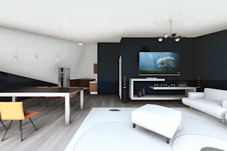 create architectural interior, exterior 3d rendering