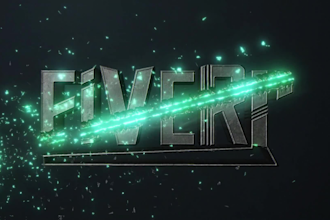 create a custom cinematic logo animation with vfx and sound