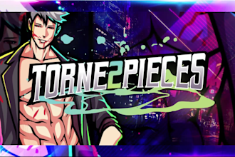 design awesome custom logo, screens, twitch overlays emotes and panels