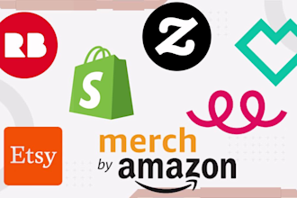 virtual assistant for your print on demand store etsy,redbubble, teespring,etc