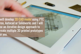 design 3d cad model or do fea cfd analysis simulations