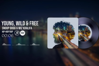 create stunning audio spectrum or music visualizer