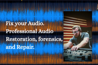 expertly repair and restore your noisy audio